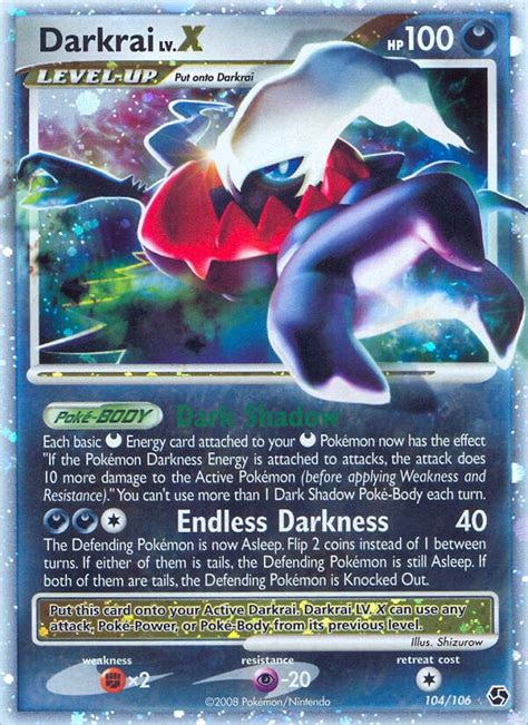 darkrai lv 38|dark shadow darkrai lv x.